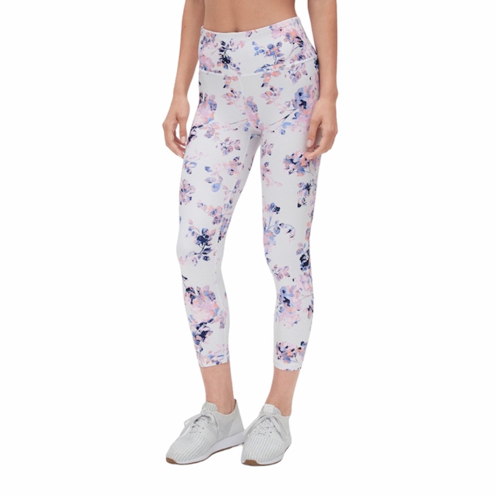 GapFit High Rise 7/8 Eclipse Leggings - Floral S
